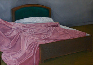 denise lindner bed with pink sheets