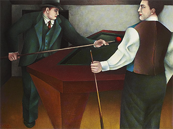 The Billiard (Billiards, The Billiard Players), 1954-55