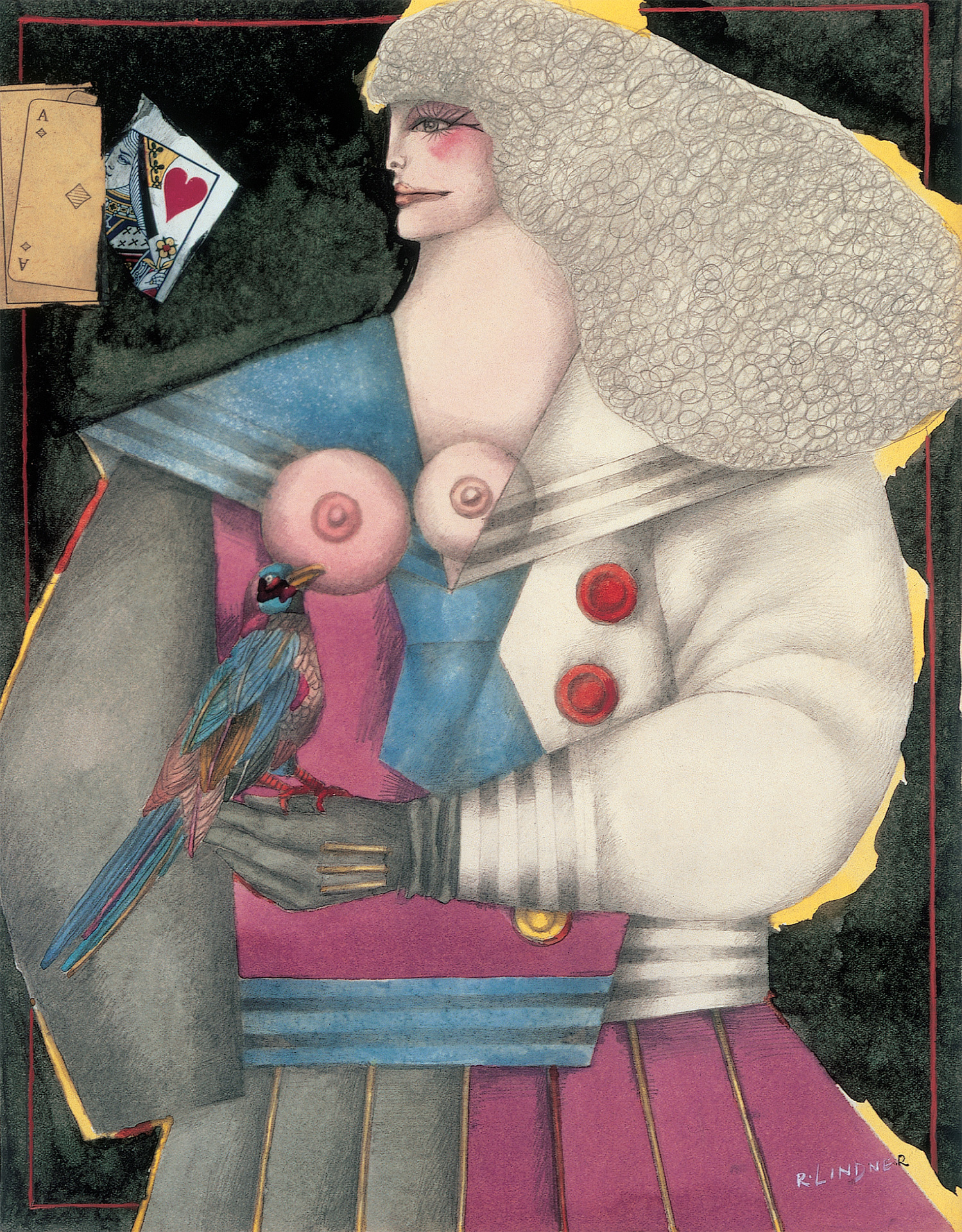 Girl with Bird, 1973 grand format