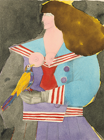 Girl with Bird, 1973 02