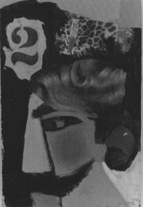 Collage No. 2 with Wig, 1962