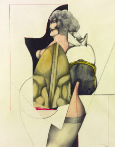 Woman with handbag, 1964