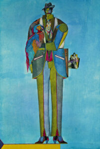 Man with Parrot, 1967