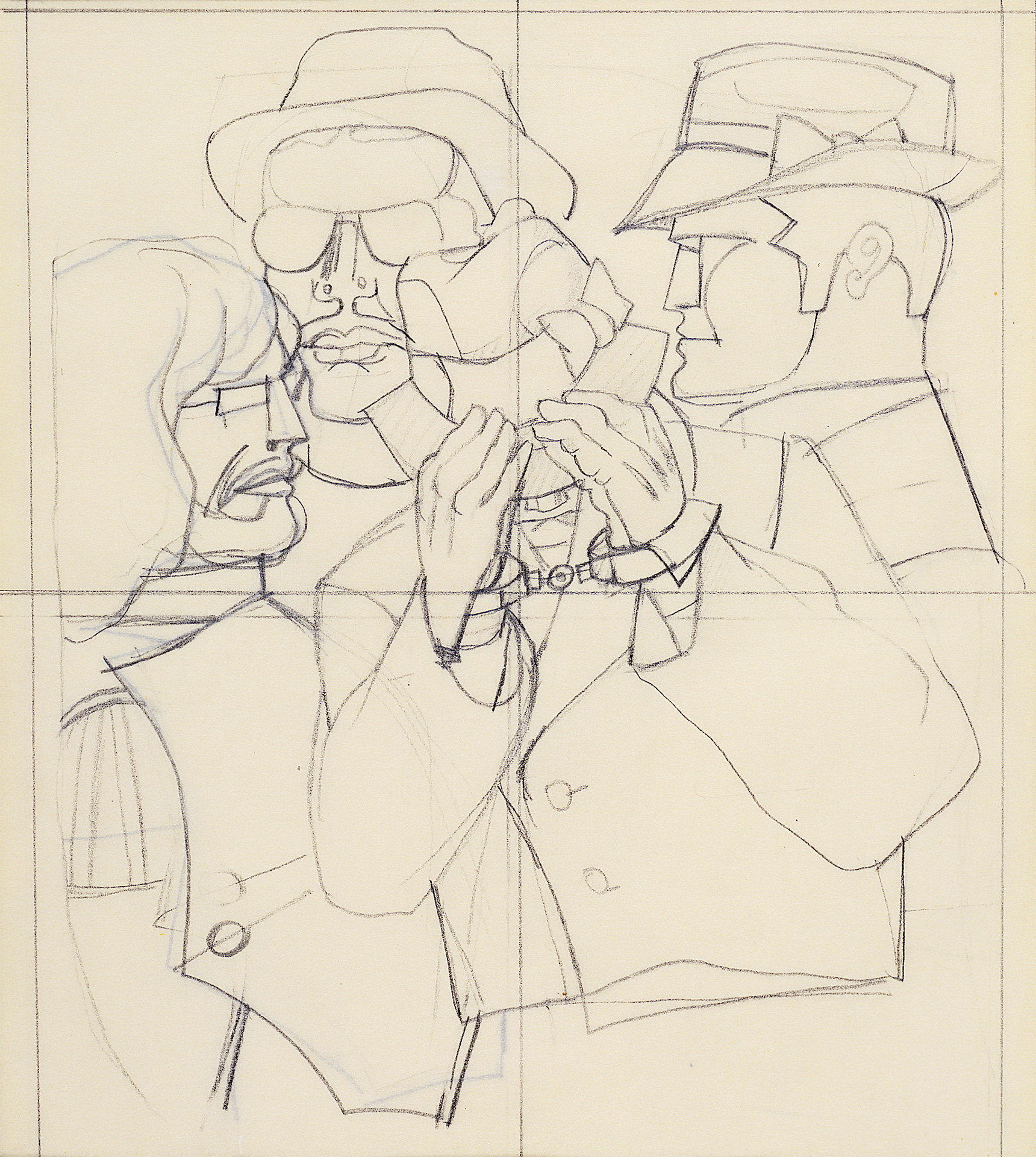 Study for New York Men, 1968