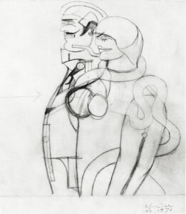 Study for And Eve, 1970
