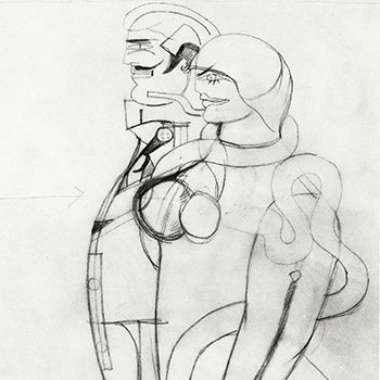 Study for And Eve, 1970