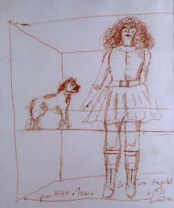 Woman with dog, 1971