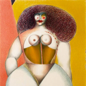 Woman on Yellow Background, 1972